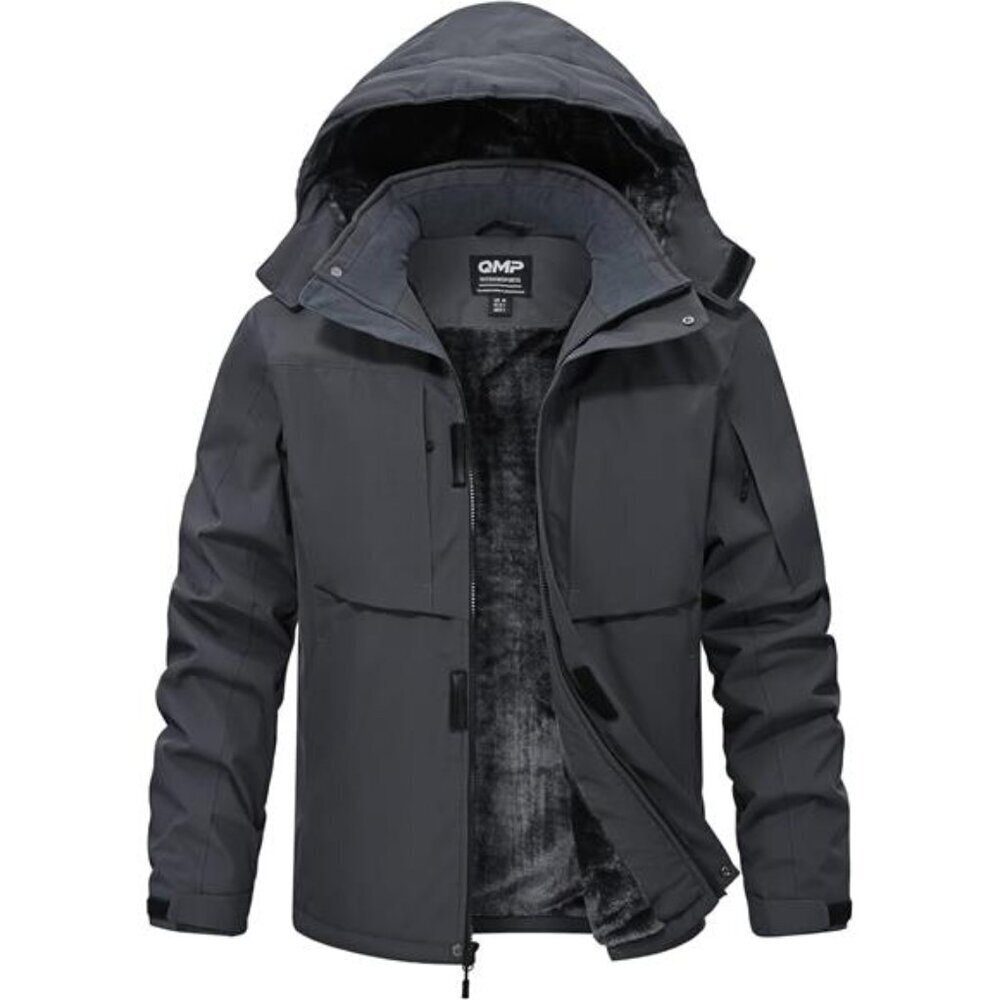 Winter Jackets For Men with Hoode Ski Snow Snowboarding Waterproof Fleece